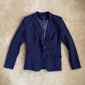 H&M Navy Blue Blazer Suit Jacket